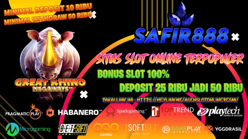 SAFIR888 - Situs Slot Online Terpopuler